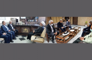 دیدار مدیرعامل زیسکو با رییس کل دادگستری و فرمانده انتظامی استان